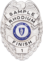 Rhodium finish