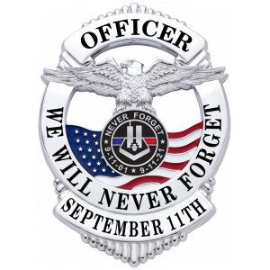 9/11 20th Anniversary Remembrance Collection Badge