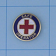 Safe Operator Emblem with Red Cross - 2256