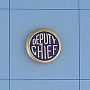 Half Inch Insert / Emblem Deputy Chief - 2472
