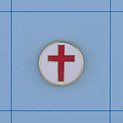 Half Inch Insert Blue Cross - 3393
