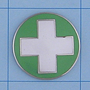 Round Red Cross Emblem - 3883