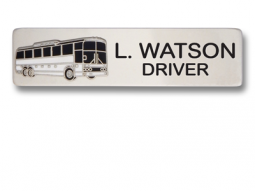 Nameplate with Van Hool QS6 10036