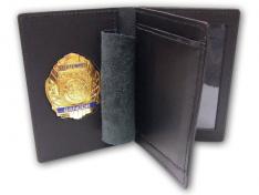 Duty Leather Bifold Book Style Case with Double ID and CC Slots Style 1009
