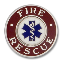 Fire Rescue collar insignia 10340