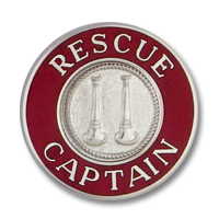 Rescue Captain collar insignia 10474