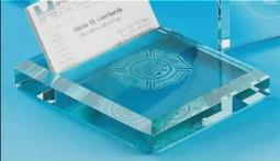 Jade Crystal Business Card Holder - 10879