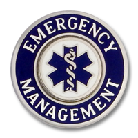 Emergency Management collar insignia 10972
