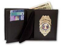 Badge and Double ID Bifold Wallet Style 118-A