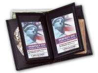 Bi-fold Credit Card wallet with Double ID Style 121-A