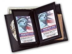 Bi-fold Credit Card wallet with Double ID Style 121-A