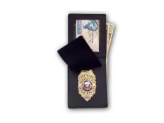 Duty Leather Top Opening Badge Case 124