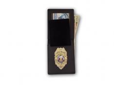 Duty Leather Top Opening Badge Case 124