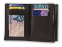 Bifold Badge Wallet with Double ID and CC Slots Style 125-A