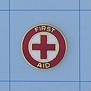 First Aid Emblem with Red Cross - 2074
