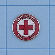 First Aid Emblem with Red Cross - 2075