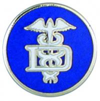 Round Caduceus Emblem - 2178