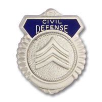 Civil Defense Shield emblem 2273