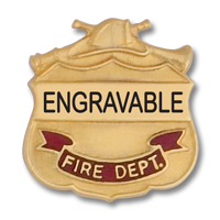 Fire Dept shield emblem 2348