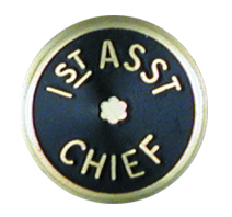 Half Insert / Emblem 1st Assistant Chief - 2473