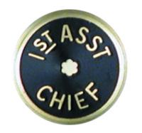 Half Insert / Emblem 1st Assistant Chief - 2473