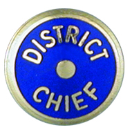 Half Inch Insert / Emblem District Chief - 2474