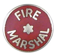 Half Inch Insert / Emblem Fire Marshal - 2536
