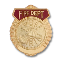 Fire Dept Shield emblem 2732
