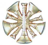 Cut Out Five Crossed Horns - 29015