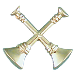 Cut Out Two Crossed Horns - 29018