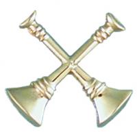 Cut Out Two Crossed Horns - 29018