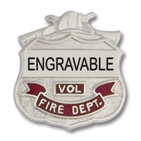 Vol Fire Dept shield emblem 2963