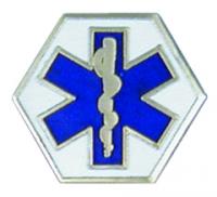 Star of Life Hexagon Emblem - 2973