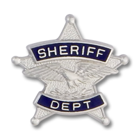 Five point star Deputy Sheriff emblem 3261