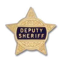 Five point star Deputy Sheriff emblem 3265