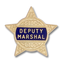 Five point star Deputy Marshal emblem 3267