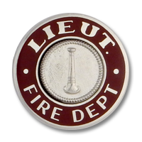 Lieut. Fire Dept collar insignia 3274