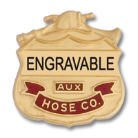 Aux Hose Co shield emblem 3293