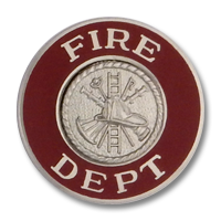 Fire Dept collar insignia 3324