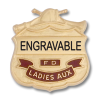 F.D. Ladies Aux shield emblem 3347