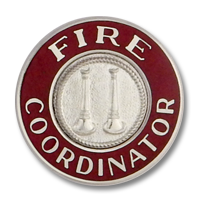 Fire Coordinator collar insignia 3394