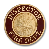 Inspector Fire Dept. collar insignia 4143