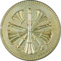 Cap Badge with 5 Horns - 4210F