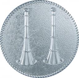 Cap Badge with 2 Horns - 4218F