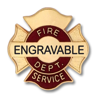 Engraveable Top & Center Panel Maltese Cross