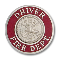 Driver Fire Dept. collar insignia 4451