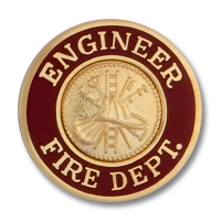 Engineer Fire Dept. collar insignia 4452