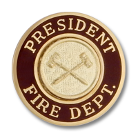 President Fire Dept. collar insignia 4457