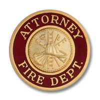 Attorney Fire Dept. collar insignia 4463