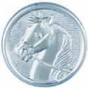Half Inch Emblem Horse Bust Style 4584